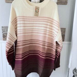Elegant Ombre Women's Sweater